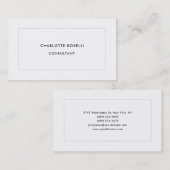 Minimalistisch Schlichte Beruflich Moderne Visitenkarte (Vorne/Hinten)