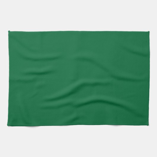 Minimalistisch schlichte grüne Farbe Geschirrtuch (Horizontal)