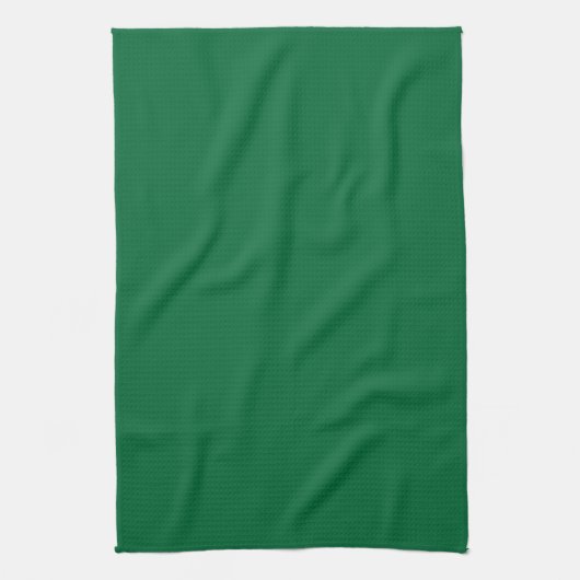 Minimalistisch schlichte grüne Farbe Geschirrtuch (Vertikal)