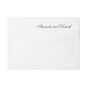 Minimalistisch Schwarz und Weiß (Rückseite)