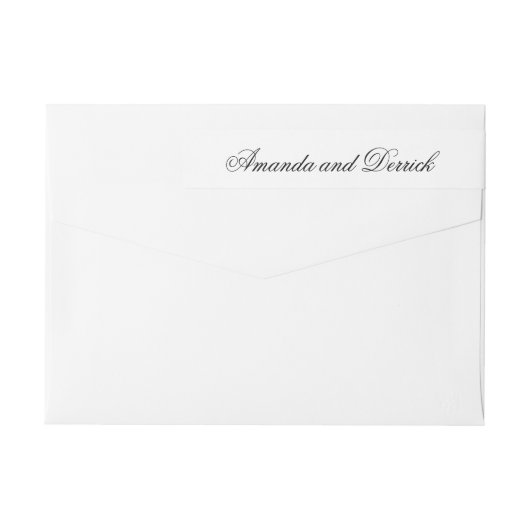 Minimalistisch Schwarz und Weiß (Rückseite)