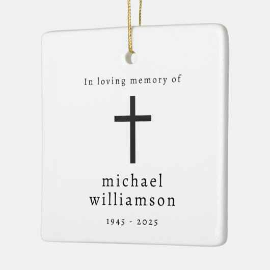 Minimalistisch Schwarz und Weiß mit Querverweis Keramikornament (Links)