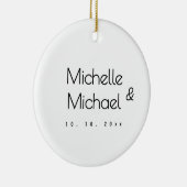 Minimalistisch Schwarz-Weiß-Berufliche moderne Nam Keramik Ornament (Rechts)