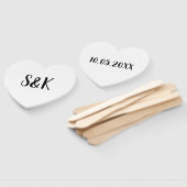 Minimalistisch Schwarz/Weiß Fächer (Non-assembled)