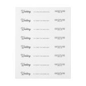 Minimalistisch - Schwarz & Weiß - Hochzeit (Bogen)