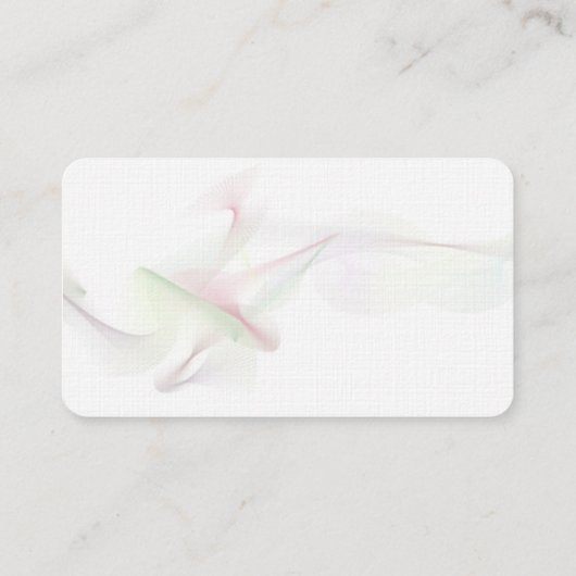 Minimalistisch Schwarz-weiße Schlicht Moderne Abst Visitenkarte (Rückseite)