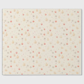 Minimalistisch Seashell Holiday Weihnachten Geschenkpapier (Flach)