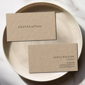 Minimalistisch Simple Beruflich Kraft Visitenkarte