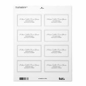 Minimalistisch Simple Cursive Script-Rücksendeadre (Vorne)