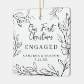 Minimalistisch Simple Stilvolle Personalisierte Ve Keramikornament (Links)