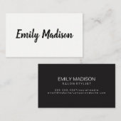 Minimalistisch / Sketchy Handschriftlich Visitenkarte (Vorne/Hinten)