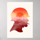 Minimalistisch Soldier Poster (Vorne)