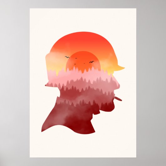 Minimalistisch Soldier Poster (Vorne)