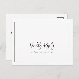 Minimalistisch Song Request UAWG Postkarte