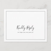 Minimalistisch Song Request UAWG Postkarte (Vorderseite)