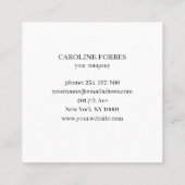 Minimalistisch Sonne Mond Sterne  Visitenkarte (Rückseite)