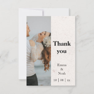 Minimalistisch-Split-Design-Hochzeit dank Karte
