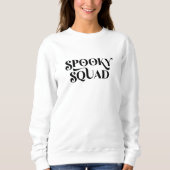 Minimalistisch Spooky Squad Halloween Sweatshirt (Vorderseite)