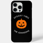 Minimalistisch Spooky Vibes - Personalisiertes Hal Case-Mate iPhone Hülle (Rückseite)