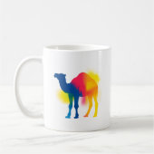 Minimalistisch Spray Paint Camel Silhouette Kaffeetasse (Links)