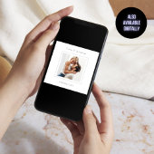 Minimalistisch Square Foto Wedding Abend Party Einladung