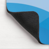 Minimalistisch Sun Blue Mousepad (Ecke)