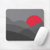 Minimalistisch Sun Gray Mousepad (Mit Mouse)