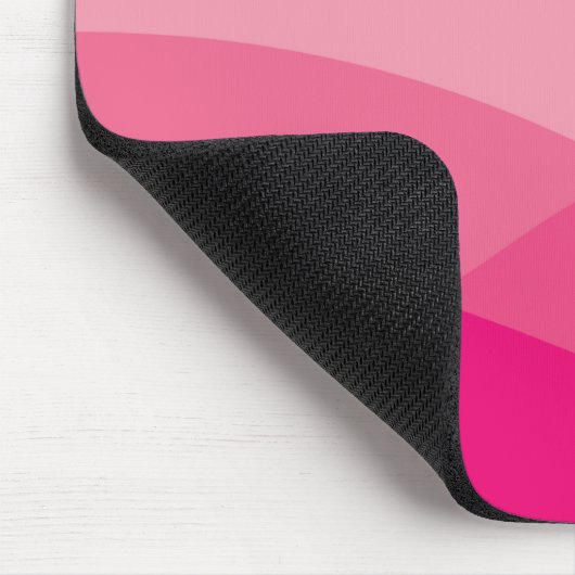 Minimalistisch Sun Mulberry Pink Mousepad (Ecke)