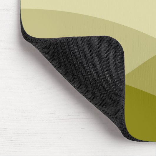 Minimalistisch Sun Olive Green Mousepad (Ecke)