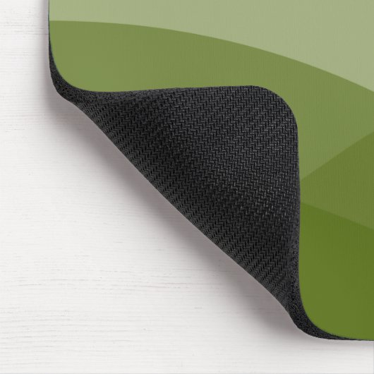 Minimalistisch Sun Pickle Green Mousepad (Ecke)