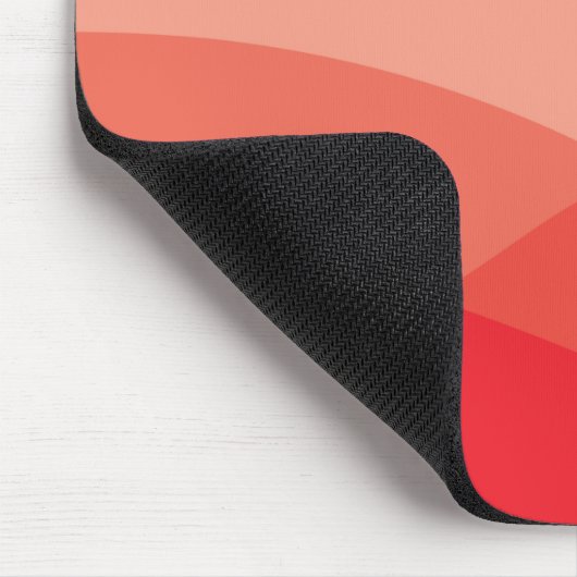 Minimalistisch Sun Red Mousepad (Ecke)