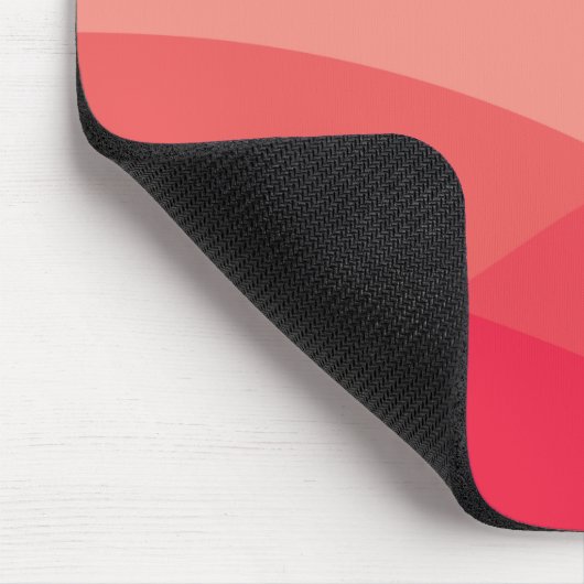 Minimalistisch Sun Rose Red Mousepad (Ecke)
