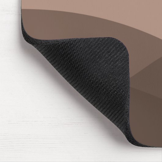 Minimalistisch Sun Saddle Brown Mousepad (Ecke)