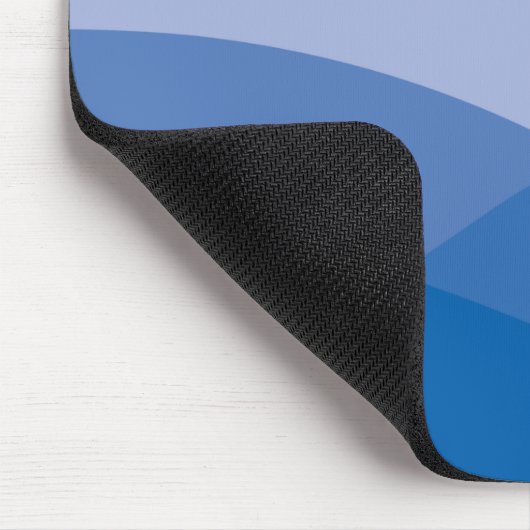 Minimalistisch Sun Yale Blue Mousepad (Ecke)