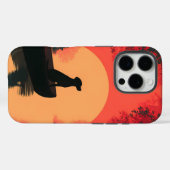 Minimalistisch Sunset Black Labrador Hund Case-Mate iPhone Hülle (Rückseite (Horizontal))