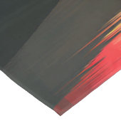 Minimalistisch Sunset Black Labrador Hund Tischdecke (Schrägansicht)