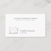 Minimalistisch Tailor Seamstress beruflich Visitenkarte (Vorderseite)