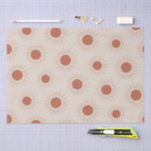 Minimalistisch Terracotta Abstrakt Boho Seidenpapier (Handwerk)