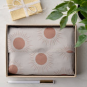 Minimalistisch Terracotta Abstrakt Boho Seidenpapier (Geschenk)