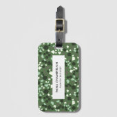 Minimalistisch Terrazzo Print Modern Custom Luggag Gepäckanhänger (Vorderseite Vertikal)