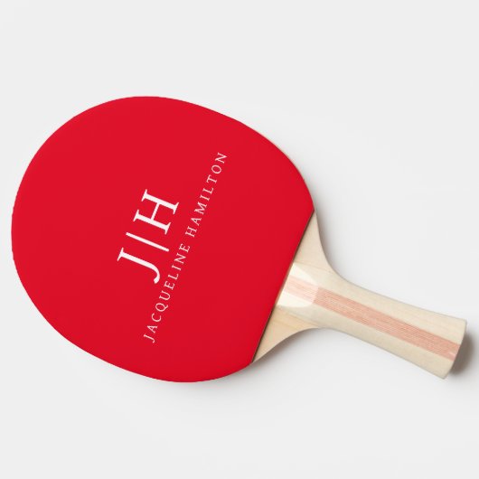 Minimalistisch Tischtennis Schläger (Seitenansicht)