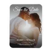Minimalistisch Trendy Ersetzen Foto Save the Date Magnet (Vertikal)