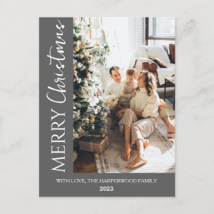 Minimalistisch Trendy Modernes Foto Weihnachten