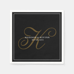 Minimalistisch und Chic Hochzeitsservietten Serviette