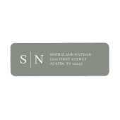 Minimalistisch und Chic | Salbeigrün (Vorne)