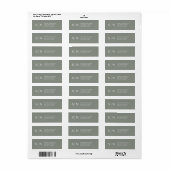 Minimalistisch und Chic | Salbeigrün (Vorne)