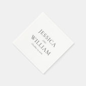 Minimalistisch und elegant serviette (Ecke)