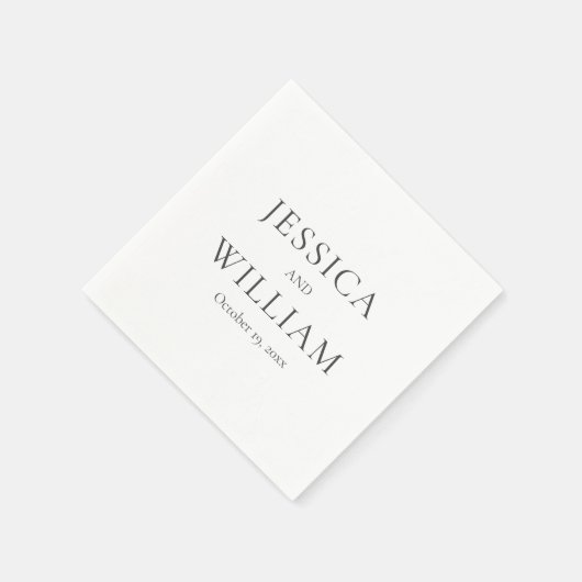 Minimalistisch und elegant serviette (Ecke)