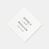 Minimalistisch und elegant serviette (Ecke)