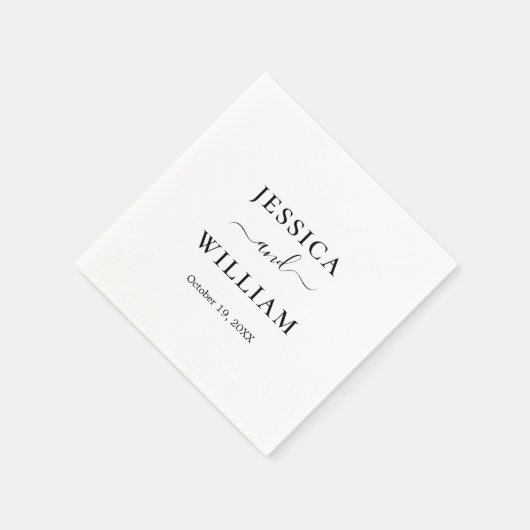 Minimalistisch und elegant serviette (Ecke)